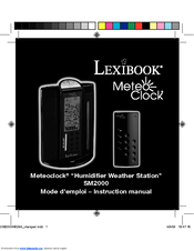 LEXIBOOK MeteoClock SM2000 Instruction Manual