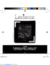 LEXIBOOK THERMOCLOCK ABSOLUTE Instruction Manual