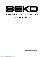 BEKO 20LB330 Operating Instructions Manual