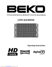 BEKO 32WLK530HID Operating Instructions Manual