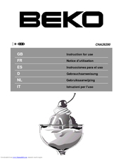 BEKO CNA 28200 Instructions For Use Manual