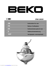 BEKO CNA 28520 Instructions For Use Manual