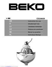 BEKO CS 238020 Instructions For Use Manual