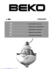 BEKO CSA22012 Instructions For Use Manual