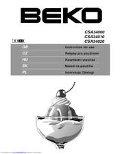 BEKO CSA34020 Instructions For Use Manual