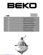 BEKO CSA30010 Instructions For Use Manual