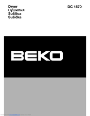 BEKO DC 1570 Manual