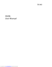 BEKO DG 682 User Manual