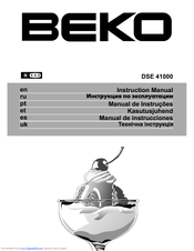 BEKO DSE 41000 Руководство По Эксплуатации