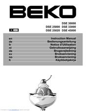 BEKO DSE 25000 Instruction Manual
