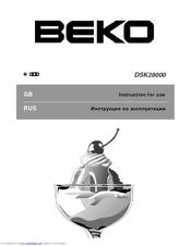 BEKO DBK346++ Instructions For Use Manual