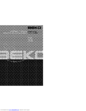 Beko DV5531 Installation & Operating Instructions Manual