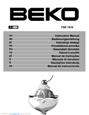 BEKO FSE 1010 Instruction Manual