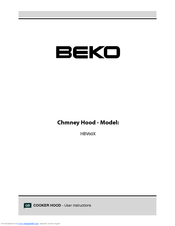 BEKO HBV60X User Instructions