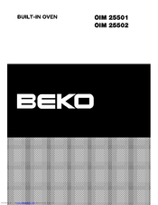 BEKO OIM 25502 User Manual