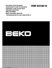 BEKO HIW 64120 S Manual