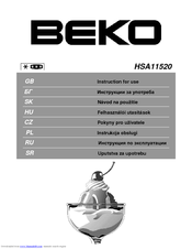 BEKO HSA 11520 Instructions For Use Manual