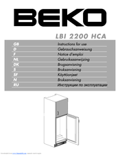 BEKO LBI 2200 HCA - ANNEXE 464 Manual
