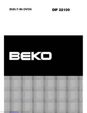 BEKO OIF21100 Operating Instructions Manual