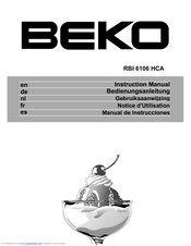 BEKO RBI 6102 Instruction Manual