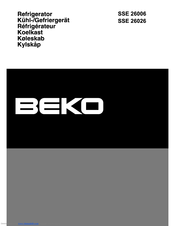 BEKO SSE 26006 Manual