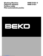 Beko WMB 50821 Manual