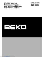 Beko WMD 25085 T Manual