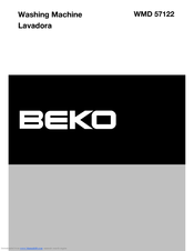 BEKO WMD 57122 Manual