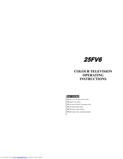 HAIER 25FV6 Operating Instructions Manual