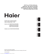 HAIER 2HUM18HA03/R2 Installation Manual