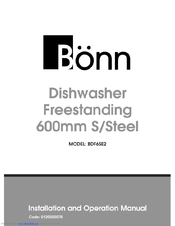 Bonn BDF6SE2 Installation And Operation Manual