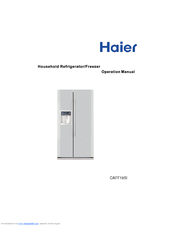 HAIER CAFF19SI Operation Manual