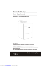 HAIER Genesis RDE400AW/R User Manual