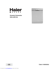 HAIER DW12-BFE SS Manual