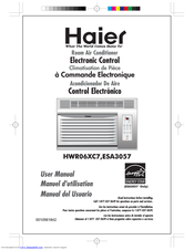 HAIER ESA3057 - Window AC Cool Only BtuH 5200 Digital User Manual