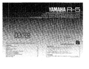 Yamaha R-5 Owner's Manual