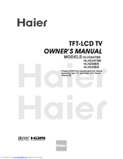 HAIER HLH32ATBB Owner's Manual