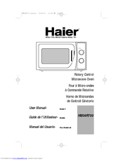 HAIER HM06R750 User Manual