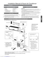 HAIER HSM24HEK03-R2 Installation Manual