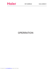 HAIER HSU-09H03/U - annexe 1 Operation