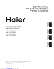 HAIER HSU-16HEA03/R2 Operating Manual