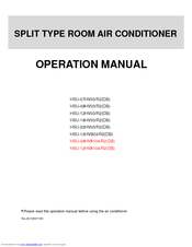 HAIER HSU-09HVA104/R2(DB) Operation Manual