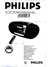 Magnavox AZ1307 - Portable Radio Cass Rec Bruksanvisning