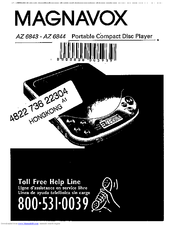 Magnavox AZ6843 - Portable Cd-player Manual Del Usuario