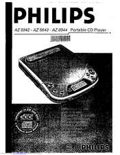 Philips AZ6844 - Portable Cd-player Bedienungsanleitung