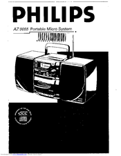 Philips AZ9055 - Portable Radio Cass Rec User Manual