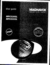 Magnavox MPC234 - Portable Audio User Manual