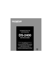 Olympus DS-2400 Instructions Manual