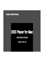Olympus DSS Player for Mac OS 9 Instructions Manual