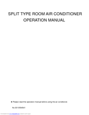 HAIER HSU-24C03/Z 2 Operation Manual
